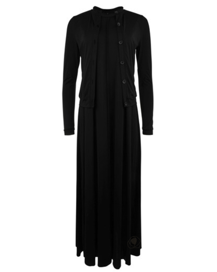 Manteau Aqua MA-1031 Black Cardigan & Jumper Swim Set myselflingerie.com