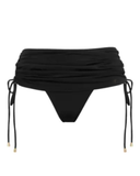 24904 Santa Cruz Black Swim Brief with Adjustable Skirt