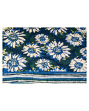 SP291BL Blue Flowers Pre-Tied Open Back Bandanna