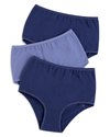 Gemsli Blue Multi Cotton Briefs 3 Pk