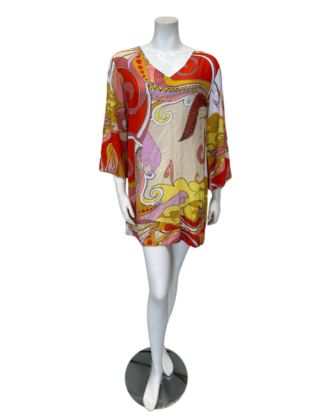 Furstenberg Sunset Motifs Swim Cover Up Myselflingerie.com