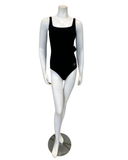 Gottex 24LU173U Black Luna Side Tie Full Coverage Square Neck Swimsuit myselflingerie.com