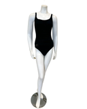 Gottex ETTR2011 Black Tutti Frutti Shirred Peasant Full Coverage Shaping Bathing Suit myselflingerie.com