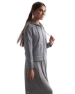 Snooze by Rojo 0174 Grey Chiller Modal Nightgown & Hoodie Set myselflingerie.com