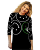 Chicolli TN5007-24 Emojis Black Multi Cotton Teen Nightgown myselflingerie.com