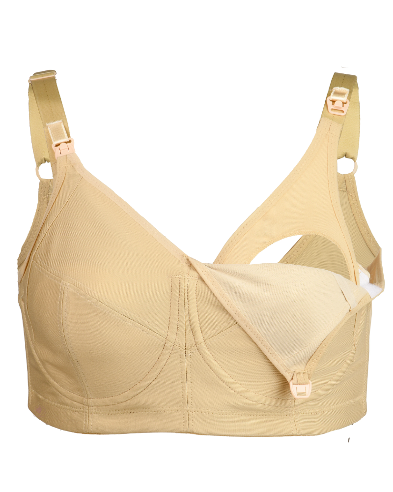 Abergele NC004 Nude Shapermint Minimizer Nursing Underwire Bra ...