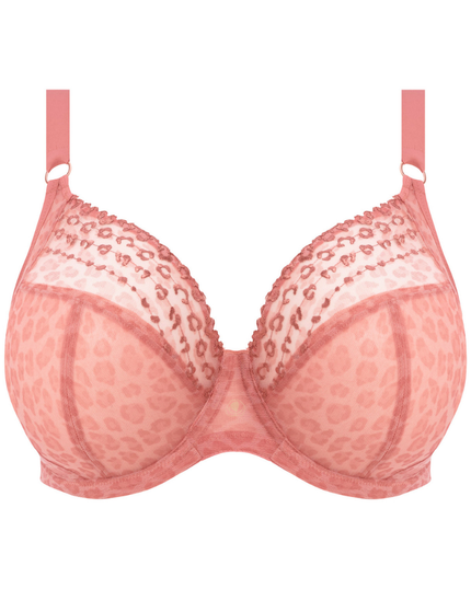  Elomi 8900 Rose Leopard Matilda Plunge Underwire Bra myselflingerie.com