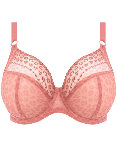 &nbsp;Elomi 8900 Rose Leopard Matilda Plunge Underwire Bra myselflingerie.com
