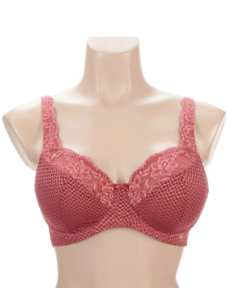 Fitfully Yours B2761 Serena Canyon Rose Lace Underwire Bra myselflingerie.com