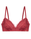 FXWL0005 Red Raelynn Lace Molded Wire Free Bra