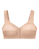 Glamorise MagicLift Blush Front Closure Wire Free Support Bra myselflingerie.com