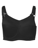 Abergele B003 Unswayable Bra Shaper Black Underwire Bra myselflingerie.com