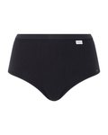 Chantelle Black Cotton Comfort Hi Waisted Brief
