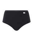 Chantelle 15P7 Black Cotton Comfort Hi Waisted Brief Myselflingerie.com