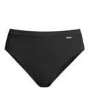 15P5 Black Cotton Comfort Hi Cut Brief