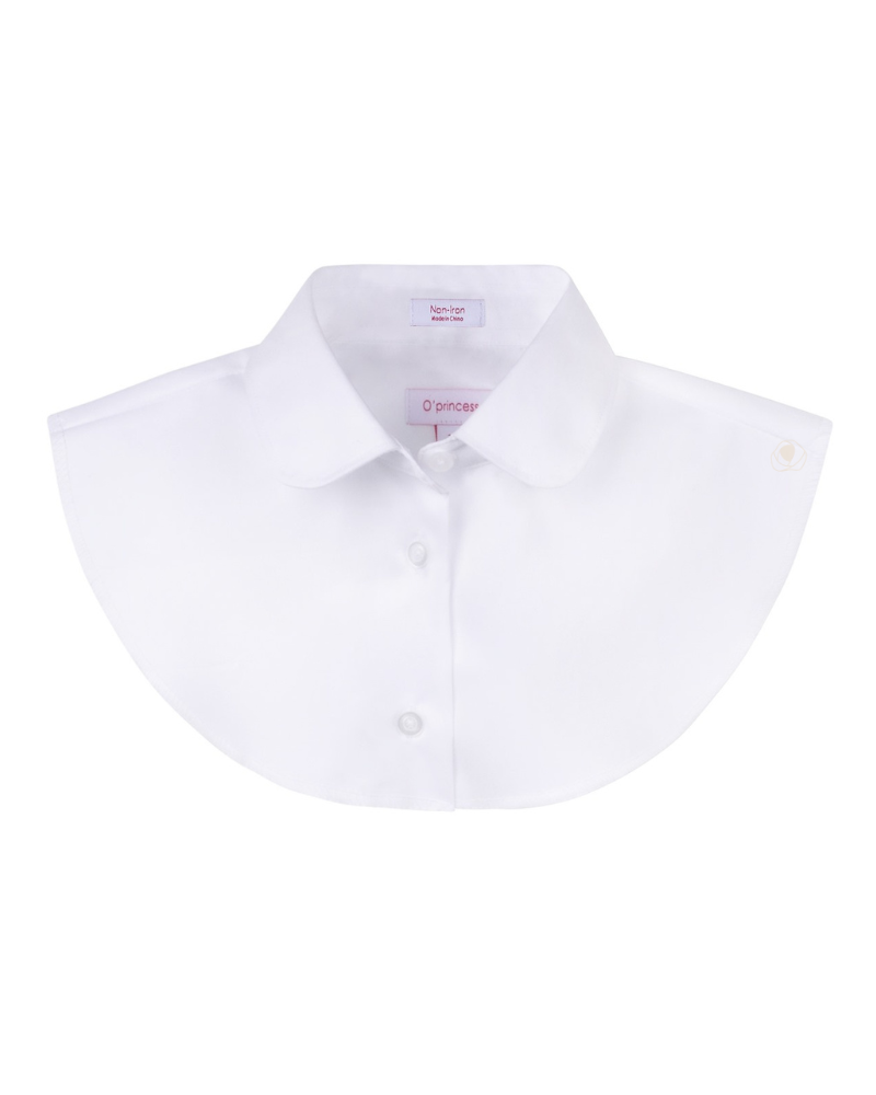 O' Princess TCRW White Twill Round Collar with Extension Myselflingerie.com