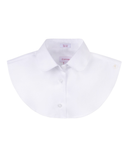 O' Princess White Twill Round Collar with Extension