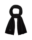101226 Black Men's Waffle Scarf