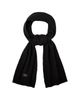 101226 Black Men's Waffle Scarf