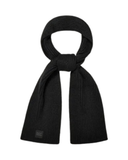 UGG Black Chunky Knit Rib Scarf