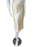 Gemsli 30" Ivory Silky Taffeta Half Slip