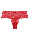 Cosabella NEVER0343 Mystic Red Lace Cutie Thong myselflingerie.com