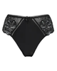 Pour Moi 28603 Black OOO La La Hi Waist Panty myselflingerie.com