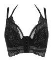 Pour Moi 28601 Black OOO La La Underwire Bralette myselflingerie.com