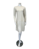 Slimit SLM2615D 37" Ivory/Ivory Long Sleeve Shell Slip Adjustable Neck myselflingerie.com