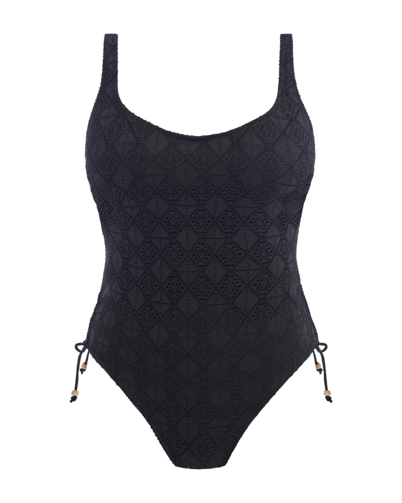 Freya 205442 Black Nomad Nights Underwire Swimsuit myselflingerie.com