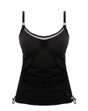 502851 Black East Hampton Underwire Adjustable Side Tankini Top