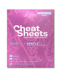 TGT-01 Gentle Fragrance Free Cheat Sheets