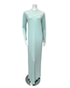 Iora Lingerie 24122C Mint Green Lace Detail Modal Nightgown myselflingerie.com