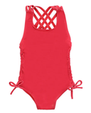 Miss Mini WS01 Fuchsia Wave Teen Swimsuit No Cups myselflingerie.com