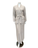 Iora Lingerie 24310C Oatmeal 100% Cotton Waffle Wrap Robe myselflingerie.com