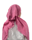 Bright Pink Bamboo Pre-Tied Bandanna with Full Grip