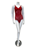 Montelle Sweet Red Lacy Bodysuit