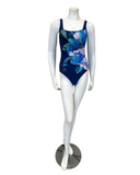 24WF173U Wild Flower Square Neck Full Coverage Swimsuit