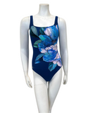 Gottex 24WF173U Wild Flower Square Neck Full Coverage Swimsuit myselflingerie.com