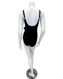 Gottex 24LU173U Black Luna Side Tie Full Coverage Square Neck Swimsuit myselflingerie.com