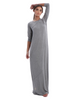 Snooze by Rojo 0174 Grey Chiller Modal Nightgown & Hoodie Set myselflingerie.com