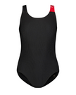 Flamingo 24FL071G Guard Red Strap Ribbed Logo Swimsuit myselflingerie.com