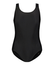 Flamingo 24FL071 Black Strap Ribbed Logo Swimsuit myselflingerie.com