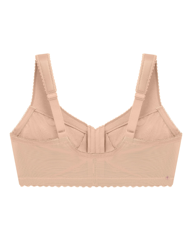 Glamorise MagicLift Blush Front Closure Wire Free Support Bra myselflingerie.com