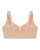 Glamorise MagicLift Blush Front Closure Wire Free Support Bra myselflingerie.com