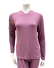 Angelice C-7143 Lavender Emblem Ribbed V Neck Modal Pajamas Set myselflingerie.com