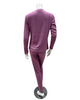 Angelice C-7143 Lavender Emblem Ribbed V Neck Modal Pajamas Set myselflingerie.com