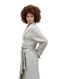 UGG 1158534 Seal Heather Duffield Fleece Wrap Robe Myselflingerie.com