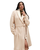 UGG 1158534 Oatmeal Heather Duffield Fleece Wrap Robe Myselflingerie.com