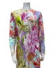 Furstenburg Multicolor Sunrise Print Button Down Modal Button Down Nightgown